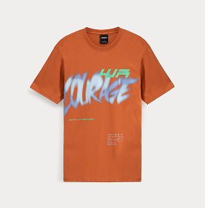 Оранжевая футболка